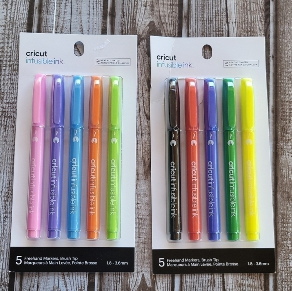 🆕️ Cricut infusable ink freehand markers new in packaging 1.8-3.6mm 2 packages